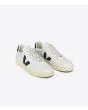 Zapatillas Veja V-90 Leather White Nautico Unisex frontal