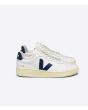 Zapatillas Veja V-90 Leather White Nautico Unisex 