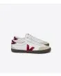 Zapatillas Veja Volley Leather White Pekin Bark Unisex 