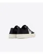 Zapatillas bajas veganas Veja Wata II Low Canvas negras y beige Unisex posterior