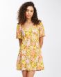 Mujer con vestido corto Billabong Paradise Mini floral 