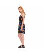 Mujer con Vestido Corto Volcom FA Arthur Longo Cami Negro lateral