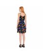 Mujer con Vestido Corto Volcom FA Arthur Longo Cami Negro posterior