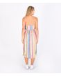 Mujer con Vestido holgado Hurley Sara Midi Multicolor posterior