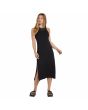 Mujer con vestido midi Volcom Stonelight Negro