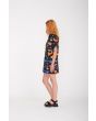 Mujer con Vestido corto de manga corta Volcom FA Arthur Longo Negro izquierda