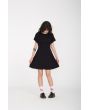 Mujer con Vestido corto Volcom Surfpunk Negro ajuste
