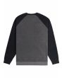 Sudadera Vissla Andy Eco Polar Charcoal Heather para hombre posterior