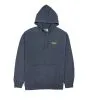 Sudadera con capucha Vissla Shredded Negro Phantom para hombre frontal