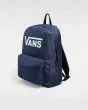 Mochila Vans Old Skool Print 22L Azul Dress Blues Unisex bolsillo delantero