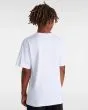 Niño con Camiseta de manga corta Vans Style 76 blanca posterior