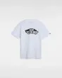 Camiseta de manga corta Vans Style 76 blanca para niños de 8 a 14 años