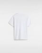 Camiseta de manga corta Vans Classic Blanca con el logo en negro para niño/a 8-14 años posterior