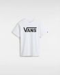 Camiseta de manga corta Vans Classic Blanca con el logo en negro para niño/a 8-14 años