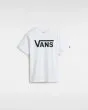 Camiseta de manga corta Vans Classic Blanca con el logo en negro para niño/a 8-14 años