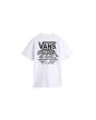 Camiseta de manga corta para hombre Vans Sneaky Blanca con un tigre estampado