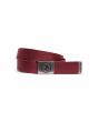 Cinturón de tela con abridor de botellas oculto Volcom Circle Web Belt Merlot para hombre