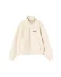 Sudadera con cremallera parcial Carhartt WIP W' American Script High Neck Natural para mujer