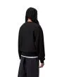 Mujer con Sudadera Carhartt WIP American Script Negra posterior