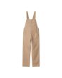 Peto Carhartt WIP W' Bib Overall Straight Dusty H Brown para mujer