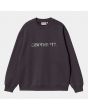 Sudadera Carhartt WIP Carhartt Sweat Malva para mujer