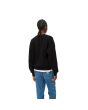Mujer con Sudadera Carhartt WIP W' Casey Sweatshirt Negro-Plateado posterior