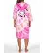 Albornoz ligero Hurley Hello Kitty rosa espalda
