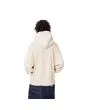 Mujer con Sudadera de capucha Carhartt WIP W' HD American Script Sweat Moonbeam Blanco Lunar posterior
