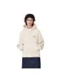 Mujer con Sudadera de capucha Carhartt WIP W' HD American Script Sweat Moonbeam Blanco Lunar