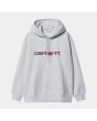 Sudadera con capucha Carhartt WIP W' Hooded Carhartt Sweatshirt Gris para mujer