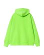 Sudadera con capucha Carhartt WIP W' Hooded Lumo Sweatshirt Verde (Garment Dyed) para mujer posterior