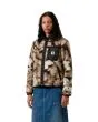 Mujer con forro polar Carhartt WIP W' Janet Liner Wild Dog Jacquard-Negro cerrada