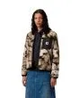 Mujer con forro polar Carhartt WIP W' Janet Liner Wild Dog Jacquard-Negro