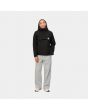 Mujer con chaqueta de invierno con capucha Carhartt WIP Nimbus Pullover negra frontal