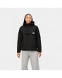Mujer con chaqueta de invierno con capucha Carhartt WIP Nimbus Pullover negra
