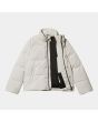 Chaqueta acolchada e impermeable Carhartt WIP Yanie Jacket blanca y negra para mujer interior