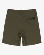 Bermudas Billabong Youth Surftrek Transport 16'' verde militar para chico 8-16 años posterior