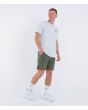 Hombre con Pantalón corto híbrido Hurley Phantom Flow Volley 18'' Verde cintura elástica