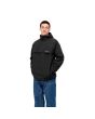 Hombre Canguro de lluvia Carhartt WIP Windbreaker Pullover Winter color Negro-Blanco