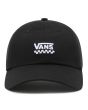 Gorra de béisbol Vans Court Side Unisex color negro Frontal