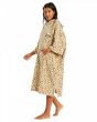 Toalla de playa con capucha - Poncho para surf Billabong Women Hoodie Towel animal print para mujer izquierda