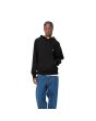 Mujer con Sudadera de capucha Carhartt WIP W' Hooded American Script Sweatshirt Negra 