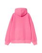 Sudadera con capucha Carhartt WIP W' Hooded Lumo Sweatshirt Rosa (Garment Dyed) para mujer posterior