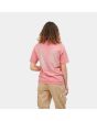 Mujer con Camiseta orgánica de manga corta Carhartt WIP Sol rosa posterior