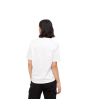 Mujer con Camiseta orgánica de manga corta Carhartt WIP W' S/S Chase T-Shirt White-Gold posterior