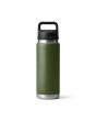 Botella Termo YETI Rambler 26oz verde oliva posterior