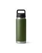 Botella Termo YETI Rambler 26oz verde oliva posterior