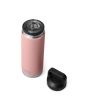 Botella Termo YETI Rambler 26oz rosa abierta