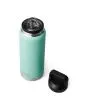 Botella Termo YETI Rambler 26oz turquesa abierta