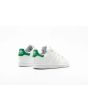 Zapatillas Adidas Stan Smith I para bebé blancas y verdes posterior